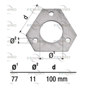 Exhaust flange
