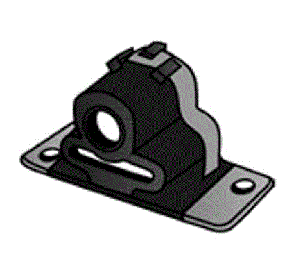 Metal rubber hanger