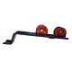 Metal rubber hanger