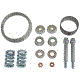 Set of mounting parts