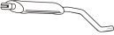 Middle silencer FIAT Punto