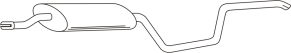 Endsilencer MERCEDES Vito V200 V220