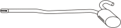 Middle silencer RENAULT R9 R11