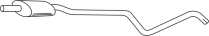 Middle silencer RENAULT R5