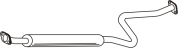 Middle silencer MAZDA MX6 Xedos 6 626