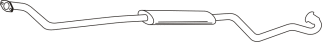 Silencer PEUGEOT 605 2.1 Diesel