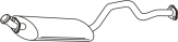 Silencer MITSUBISHI Pajero