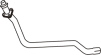 Front Pipe rechts MERCEDES 280