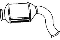 Catalyst MERCEDES ML270 W163 2.7 CDi