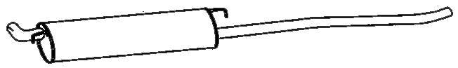 Middle Silencer FIAT Multipla