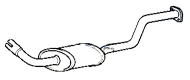 Middle silencer MAZDA MX5