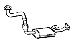 Silencer TOYOTA Landcruiser 4.2 D