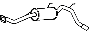 Endsilencer HONDA Logo 1.3i Hybrid