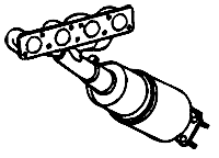 Catalyst BMW 116 118 316 318 1.6 1.6i 2.0 2.0i