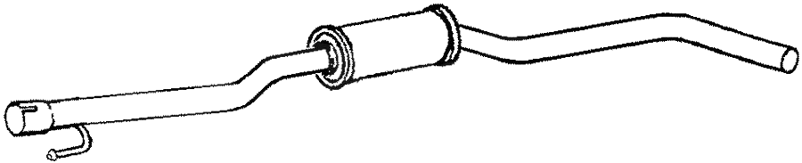 Middle Silencer MG ZT 1.8 ZT-T 1.8 ROVER 75 1.8
