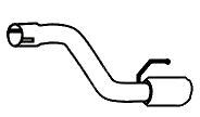 Endpipe (Chr. End) OPEL Astra J 2.0 CDTi