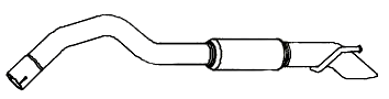 Endsilencer PEUGEOT 308 1.6 HDi