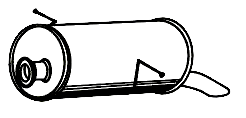 Endsilencer PEUGEOT 206 1.4i 1.6i