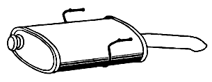 Endsilencer PEUGEOT 406 2.0 HDi 2.2 HDi