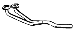 Front Pipe SAAB 900 2.0