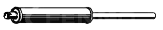 Middle Silencer SAAB 90 2.0 900 2.0 99 2.0