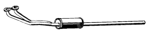 Silencer SAAB 900 2.0 2.0i
