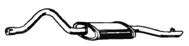 Endsilencer SAAB 900 2.0 2.0i